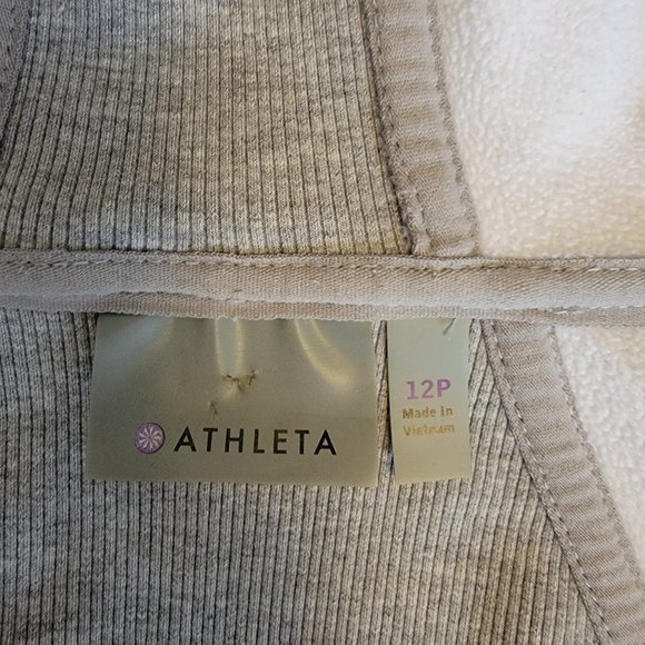 Athleta CYA Strength Full Zip Stretch Hoodie 12P Petite - Picture 9 of 11